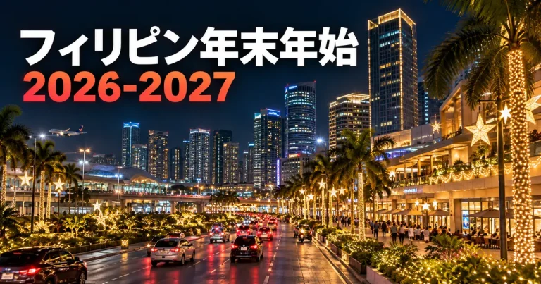 【2026年末】フィリピン夜遊び・マニラ最新事情|混雑、現地状況と注意点
